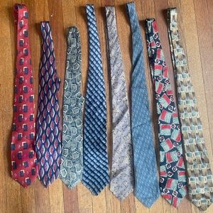 Men's Dress Tie Lot (8 ties)